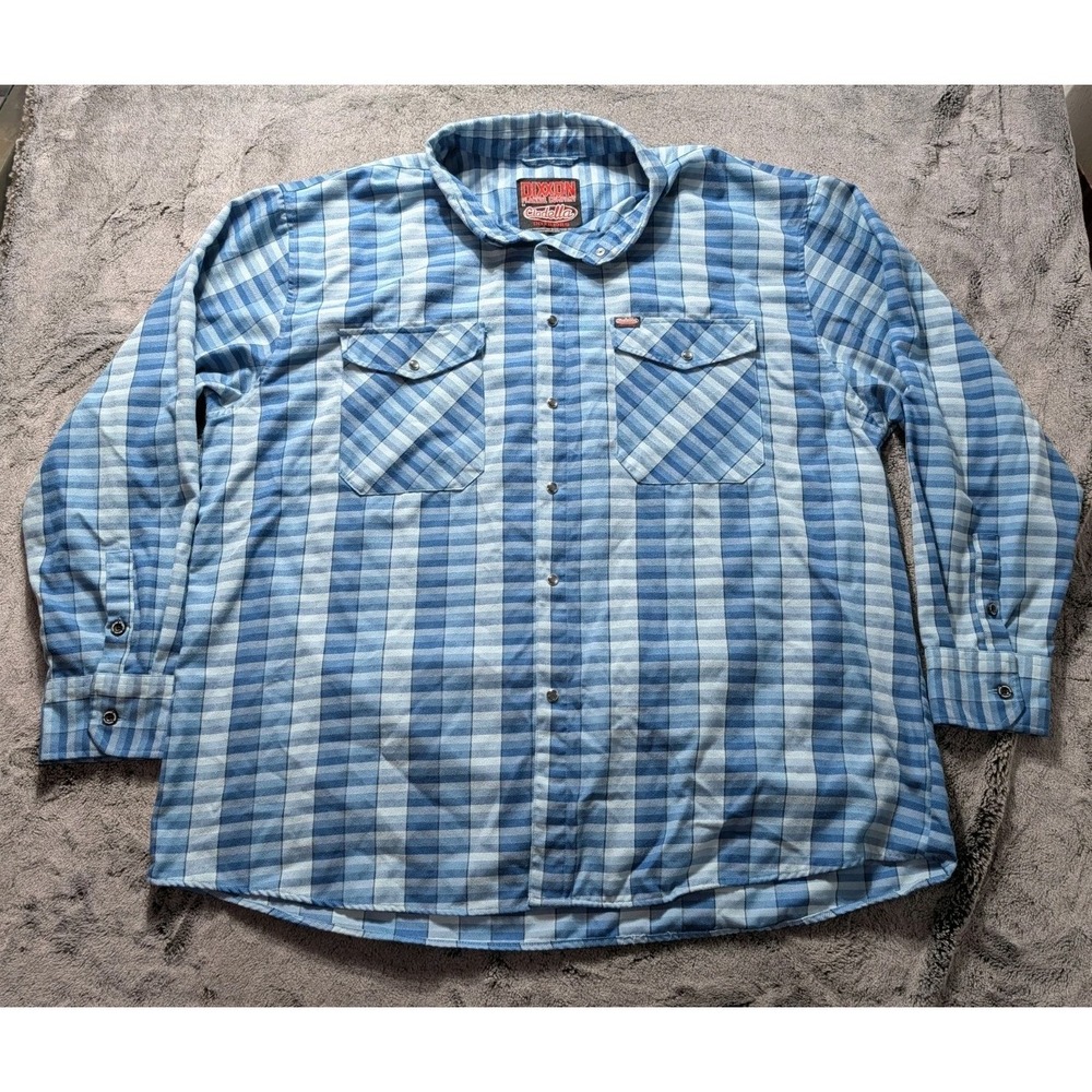 Dixxon Flannel Co Ciadella Long Sleeve Button Down Shirt Men's Size 5X Plaid